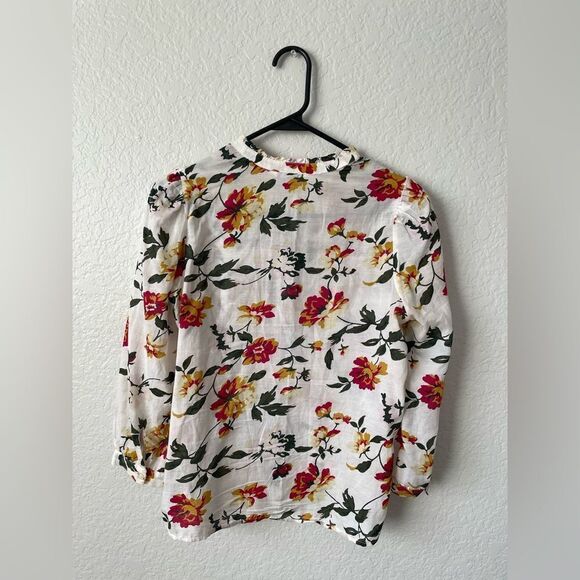 🔵Woman’s lucky brand size size M floral top - Picture 2 of 5